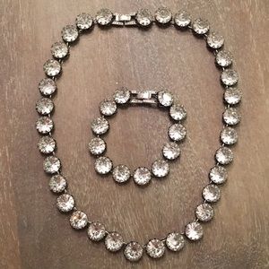 Vintage stone necklace and bracelet